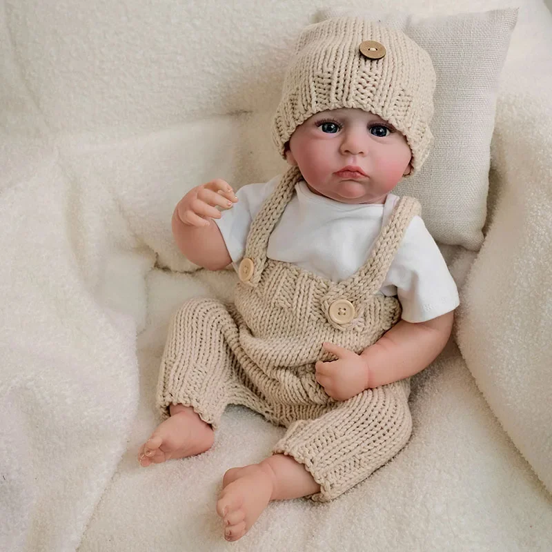 48cm Already Painted Finished Doll Reborn Baby Cameron Painted Hair Lifelike 3D Skin
48cm Already Painted Finished Doll Reborn Baby Cameron Painted Hair Lifelike 3D Skin