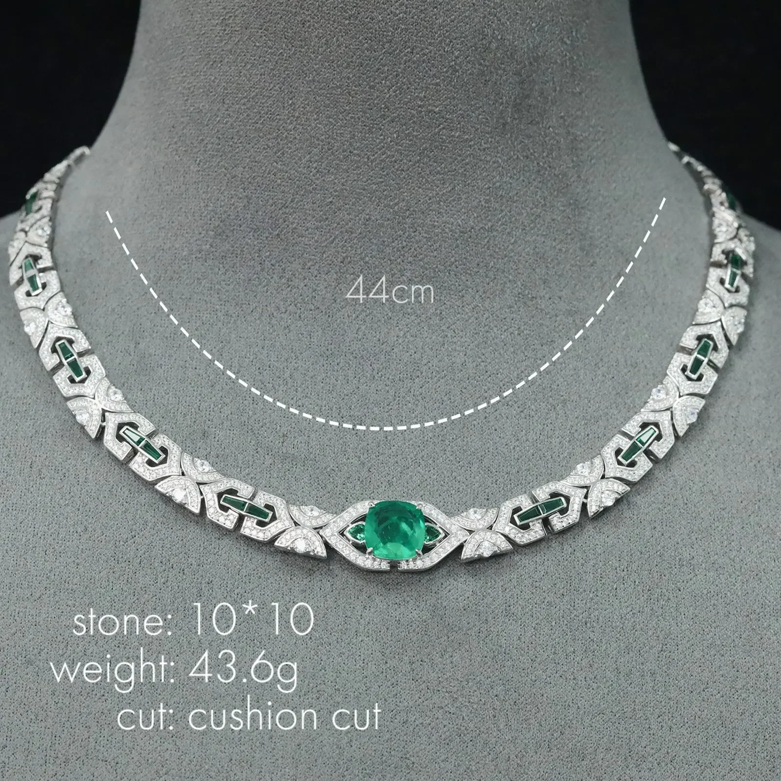 2025 S925 Silver Necklace with High Carbon Diamond Wood and Green Treasure Luxury Set for Women's Light Luxury Wedding Jewelry
2025 S925 Silver Necklace with High Carbon Diamond Wood and Green Treasure Luxury Set for Women's Light Luxury Wedding Jewelry