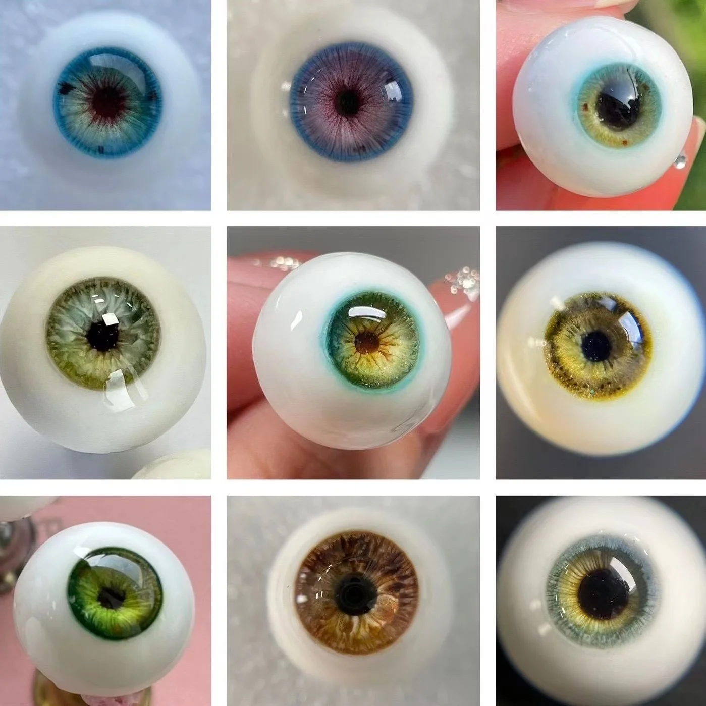 BJD doll eyes OB11 plaster eyeballs,Humanoid style eye lines doll eyes 1 pair
BJD doll eyes OB11 plaster eyeballs,Humanoid style eye lines doll eyes 1 pair