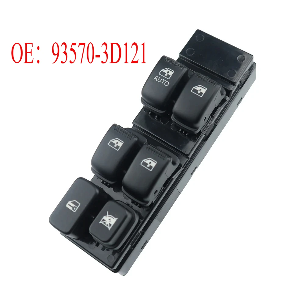 Front Left Power Window Control Switch Window Lifter Switch Button 93570-3D121 935703D121 for 2003-2005 Hyundai Sonata
Front Left Power Window Control Switch Window Lifter Switch Button 93570-3D121 935703D121 for 2003-2005 Hyundai Sonata