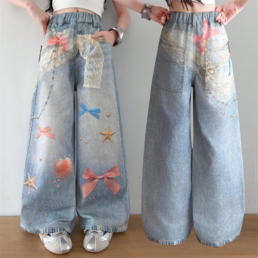 New Design Children High Waist 3D Printed Jeans For Girls Casual Denim Pants Kids Trendy Jeans Trousers 5 6 7 8 9 10 11 12 14 Y
New Design Children High Waist 3D Printed Jeans For Girls Casual Denim Pants Kids Trendy Jeans Trousers 5 6 7 8 9 10 11 12 14 Y