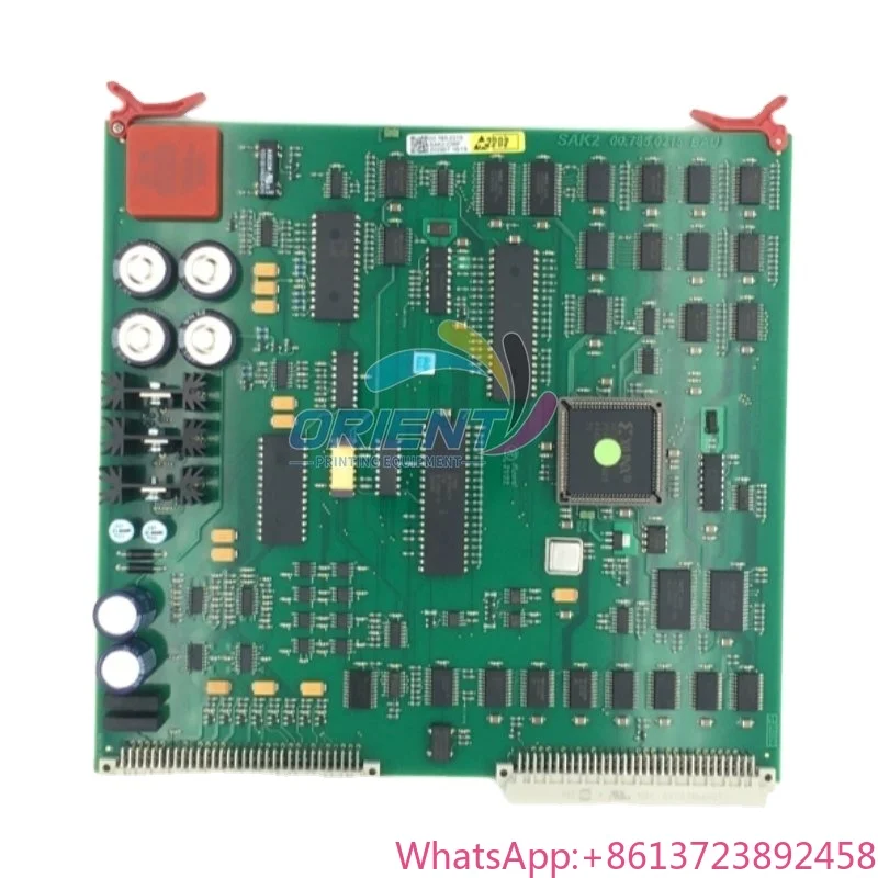 High Quality Electric Board SAK 2 00.785.0215 91.144.5072 Circuit Board for Heidelberg SM74 SM52 Machine Spare Parts
High Quality Electric Board SAK 2 00.785.0215 91.144.5072 Circuit Board for Heidelberg SM74 SM52 Machine Spare Parts