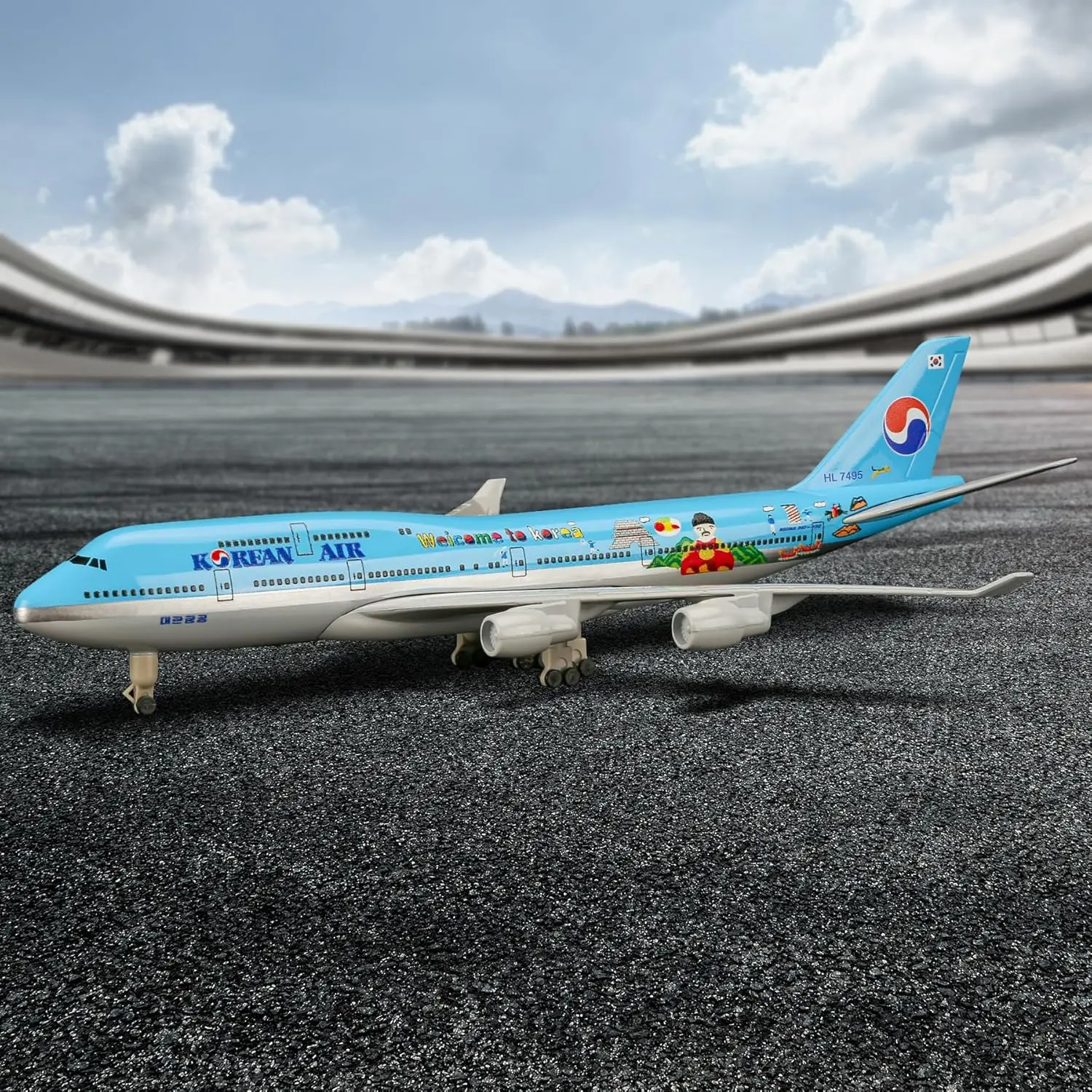20cm Korea B747 Metal Diecast Airplane Model 1/300 scale Collectible Aircraft Model Kit withStand for Decoration Display or Gift
20cm Korea B747 Metal Diecast Airplane Model 1/300 scale Collectible Aircraft Model Kit withStand for Decoration Display or Gift