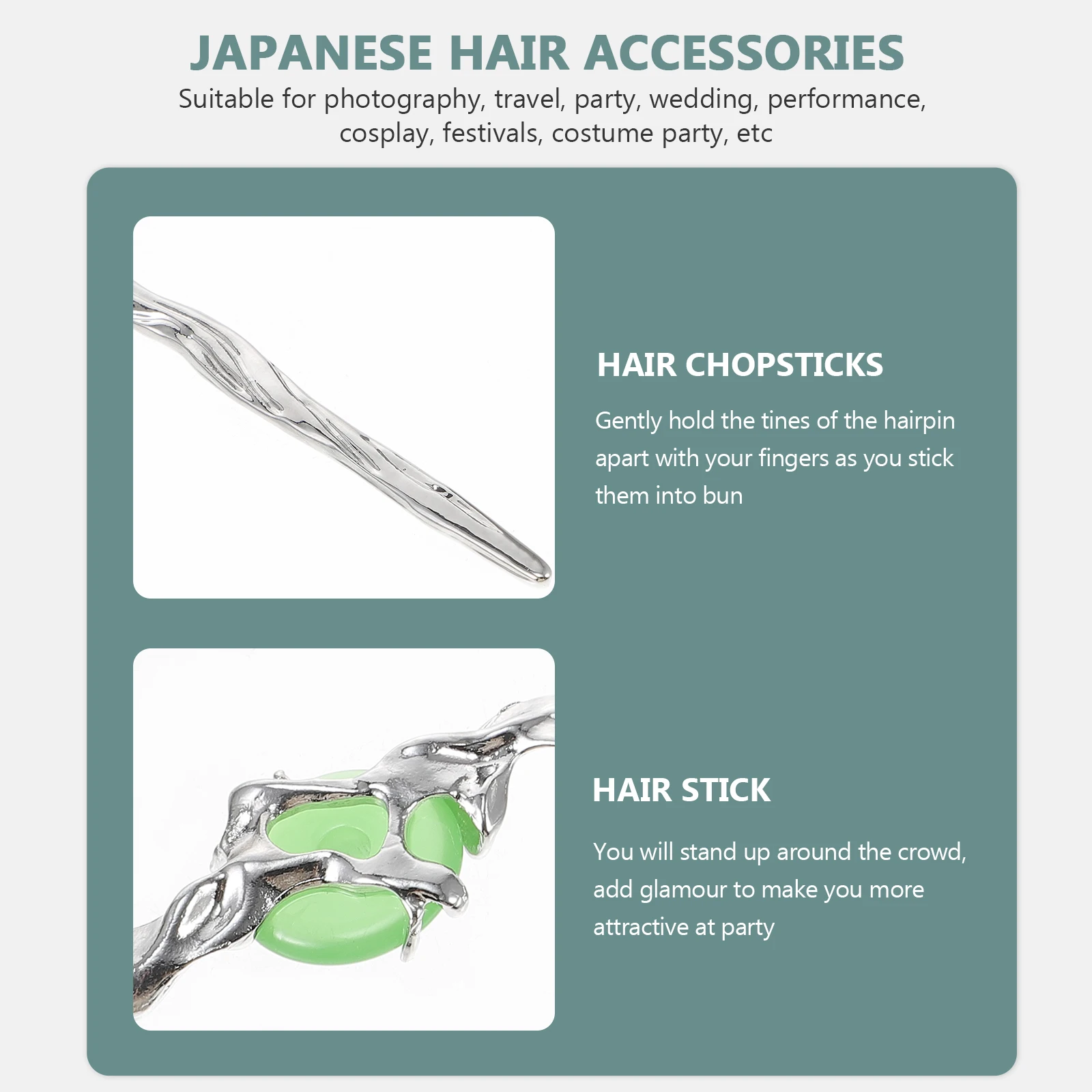 Vintage Hairpin Chinese Style Accessories Fork Pins Women Sticks Chignon Ancient Oriental Zinc Alloy Acrylic Chopsticks For Long
Vintage Hairpin Chinese Style Accessories Fork Pins Women Sticks Chignon Ancient Oriental Zinc Alloy Acrylic Chopsticks For Long