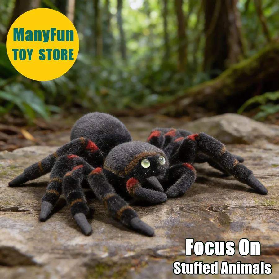 Тарантул Высококачественный паук, плюшевый огненный паук, плюшевая игрушка, реалистичные животные, имитация мягкой куклы, кавайная игрушка, подарки для детей
Тарантул Высококачественный паук, плюшевый огненный паук, плюшевая игрушка, реалистичные животные, имитация мягкой куклы, кавайная игрушка, подарки для детей