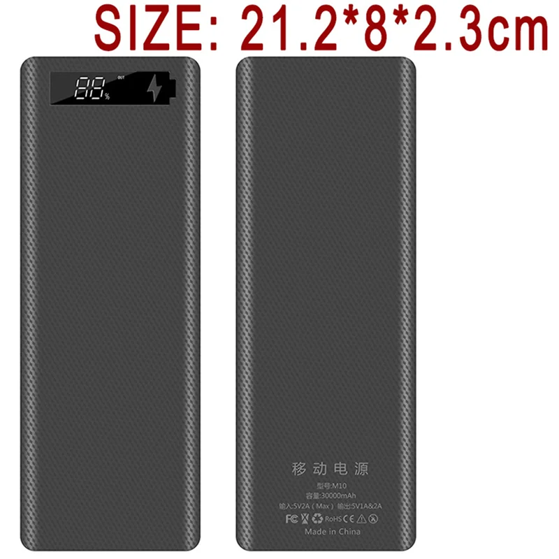 ABGB-3X Quick Charge Version 10X18650 Power Bank Case Dual USB Phone Charge QC 3.0 PD 18650 Battery Holder Charging Box
ABGB-3X Quick Charge Version 10X18650 Power Bank Case Dual USB Phone Charge QC 3.0 PD 18650 Battery Holder Charging Box