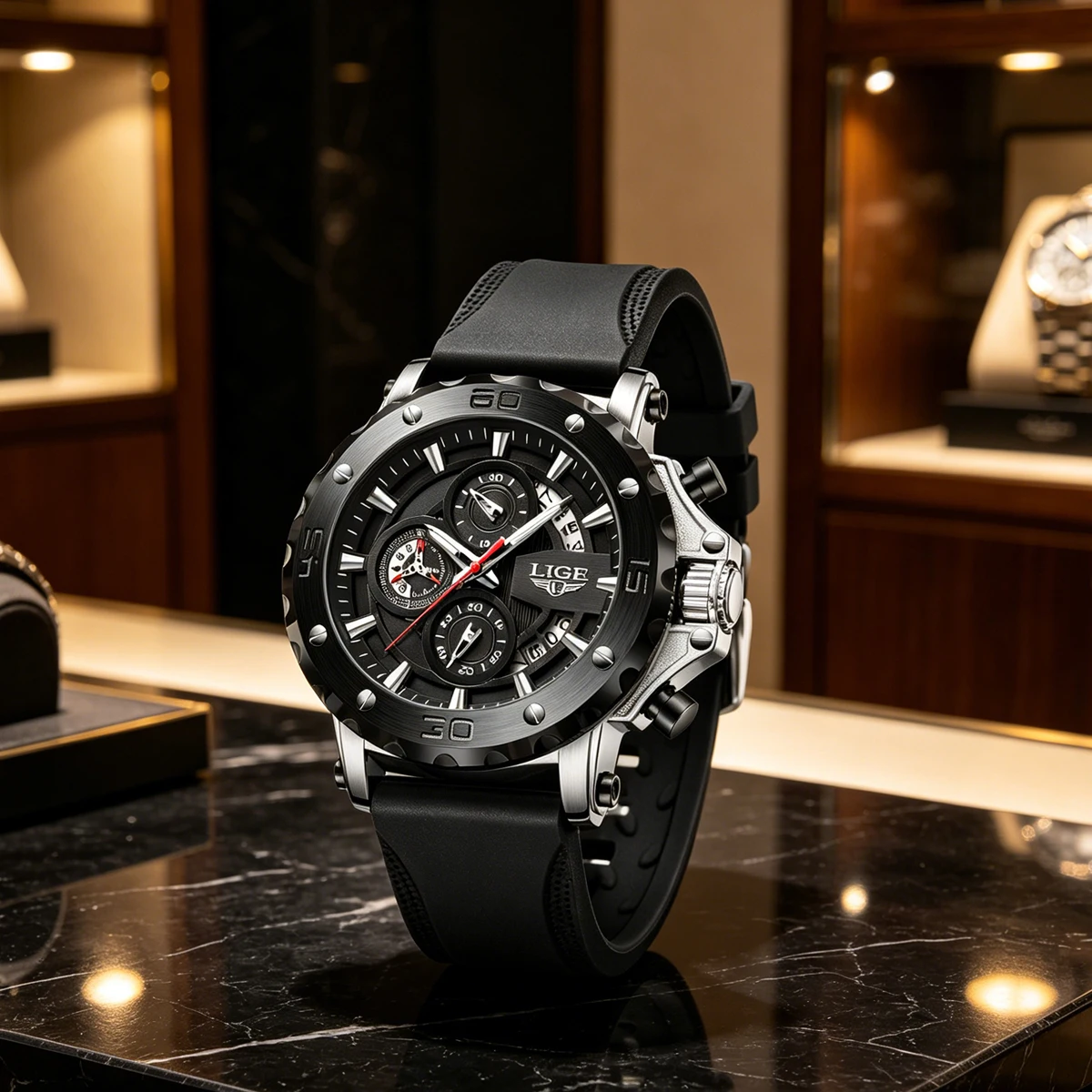 LIGE Fashion Watch For Men Calendar Luminous Waterproof Quartz Man Wristwatch Chronograph Stainless Steel Luxury Men's Watch
LIGE Fashion Watch For Men Calendar Luminous Waterproof Quartz Man Wristwatch Chronograph Stainless Steel Luxury Men's Watch