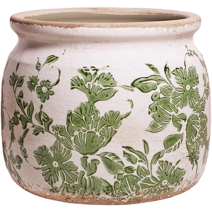 Ceramic Pots for Plants Plant Pots with Drainage Hole 6.29in. Flower Pots Ceramic Vase Vintage Planters Succulent Pots Crackle
Ceramic Pots for Plants Plant Pots with Drainage Hole 6.29in. Flower Pots Ceramic Vase Vintage Planters Succulent Pots Crackle