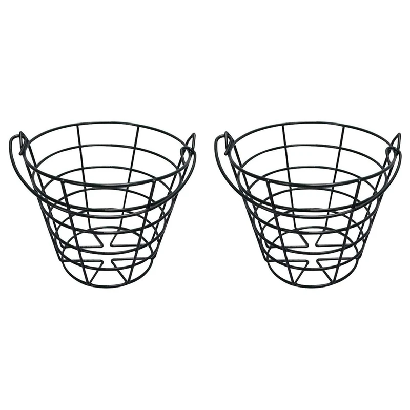 2X Stainless Metal Golf Basket Golf Range Basket Golf Ball Container Ball Containers Holder Holds 50 Balls-Black
2X Stainless Metal Golf Basket Golf Range Basket Golf Ball Container Ball Containers Holder Holds 50 Balls-Black