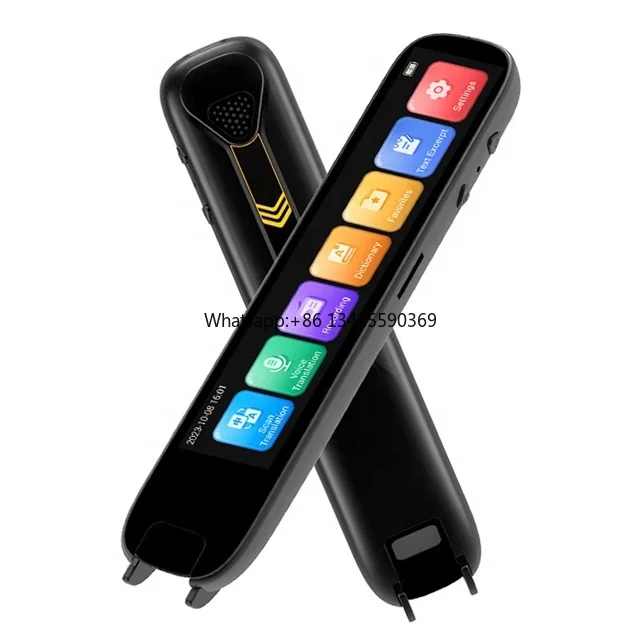 Hot Sale 3.71 Inch Scanning Smart AI Translation Pen German French Japanese Korean Multi-language Accurate Offline Translation
Hot Sale 3.71 Inch Scanning Smart AI Translation Pen German French Japanese Korean Multi-language Accurate Offline Translation