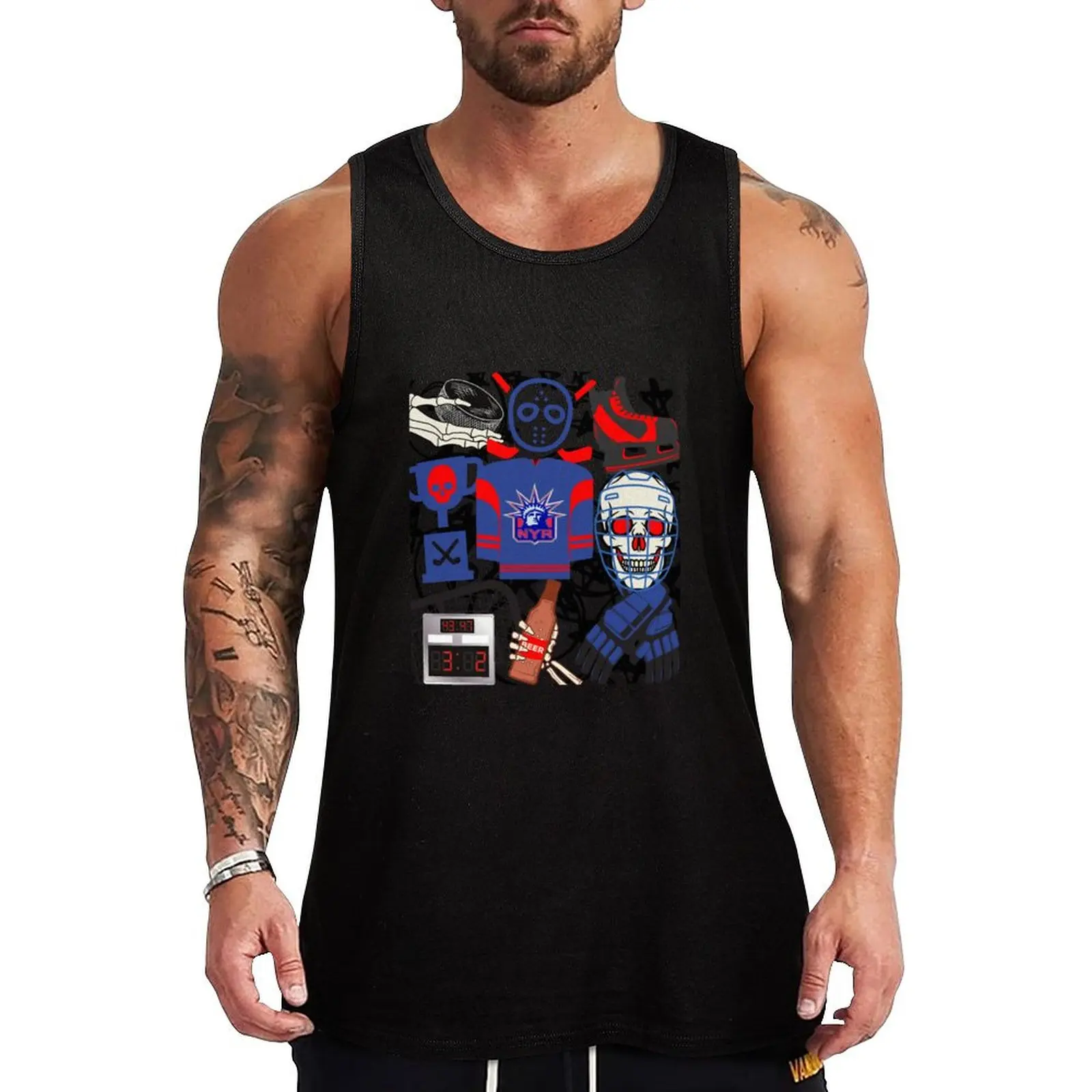 Rangers Hockey Tank Top sleeveless Men's t-shirts sleeveless jackets Men's sleeveless t-shirt
Rangers Hockey Tank Top sleeveless Men's t-shirts sleeveless jackets Men's sleeveless t-shirt