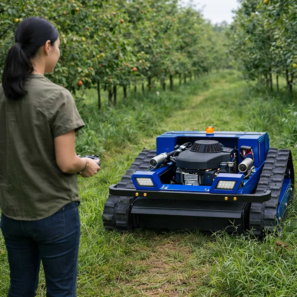 Робот-газонокосилка на радиоуправлении для индивидуального заказа – для прополки и стрижки на склонах садов и берегов рек
Робот-газонокосилка на радиоуправлении для индивидуального заказа – для прополки и стрижки на склонах садов и берегов рек