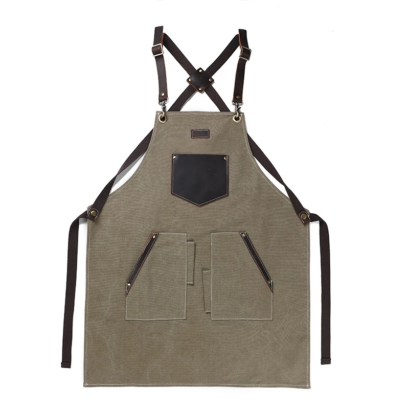 Crossback Waxed Canvas Industrial Apron Florist Gardener Painter Carpenter Electrician BBQ Grilling Workwear Plumber Uniform B24
Crossback Waxed Canvas Industrial Apron Florist Gardener Painter Carpenter Electrician BBQ Grilling Workwear Plumber Uniform B24