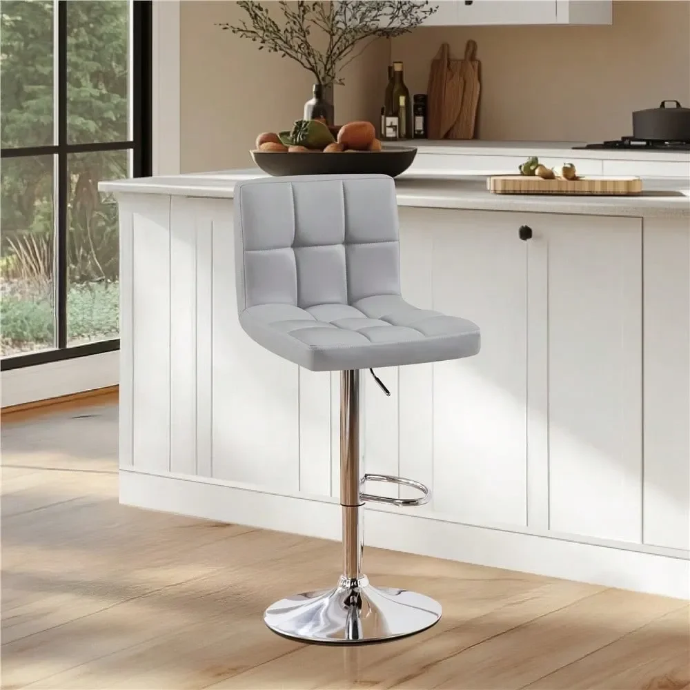 Modern 360 Swivel Bar Stool Adjustable Height Vanity Stool With Curved Backrest Footrest, Counter Stool For Kitchen Office Dini
Modern 360 Swivel Bar Stool Adjustable Height Vanity Stool With Curved Backrest Footrest, Counter Stool For Kitchen Office Dini