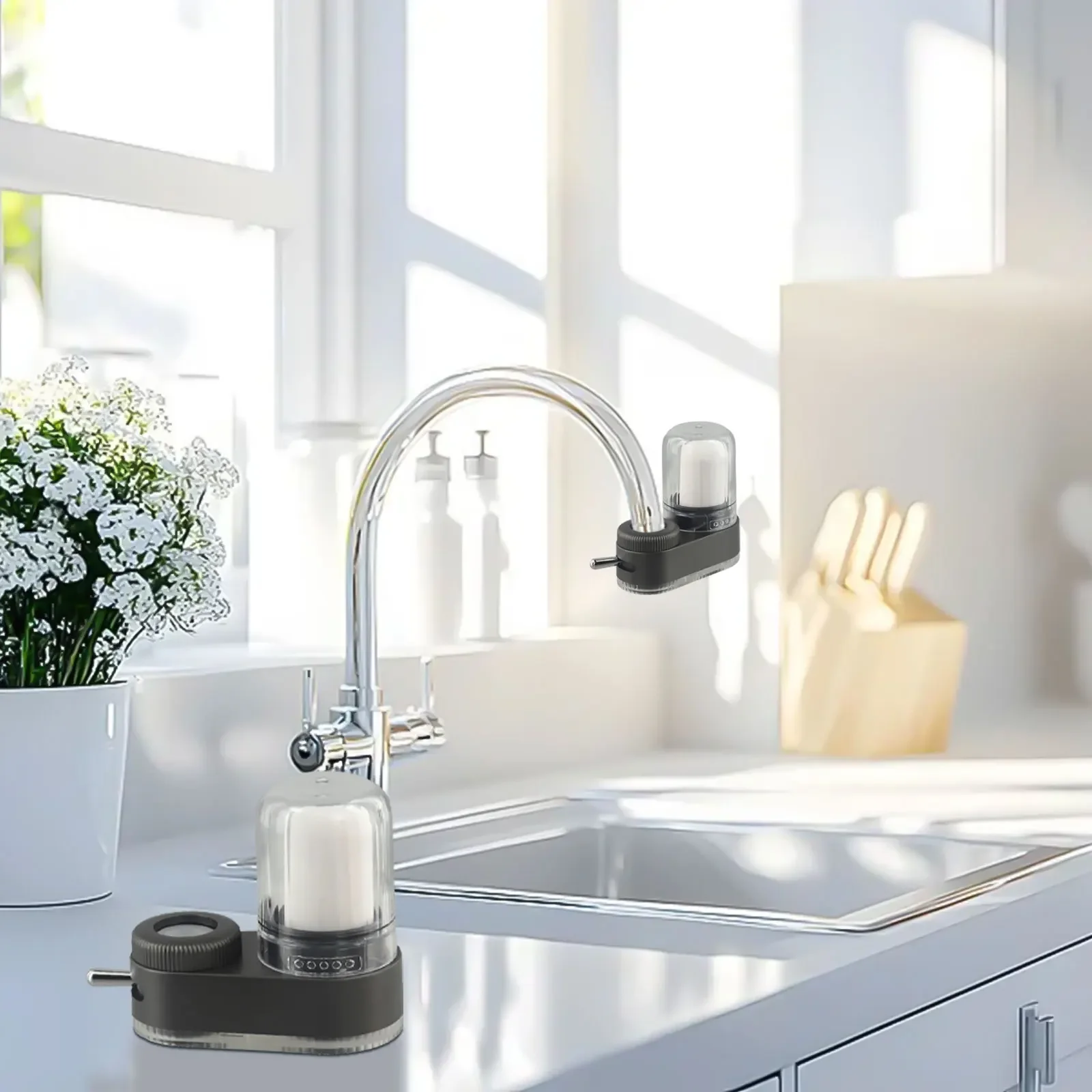 Tap Water Purifier Filter For Kitchen Faucet Clean And Safe Drinking Water Replaceable Filter Quick Installation
Tap Water Purifier Filter For Kitchen Faucet Clean And Safe Drinking Water Replaceable Filter Quick Installation