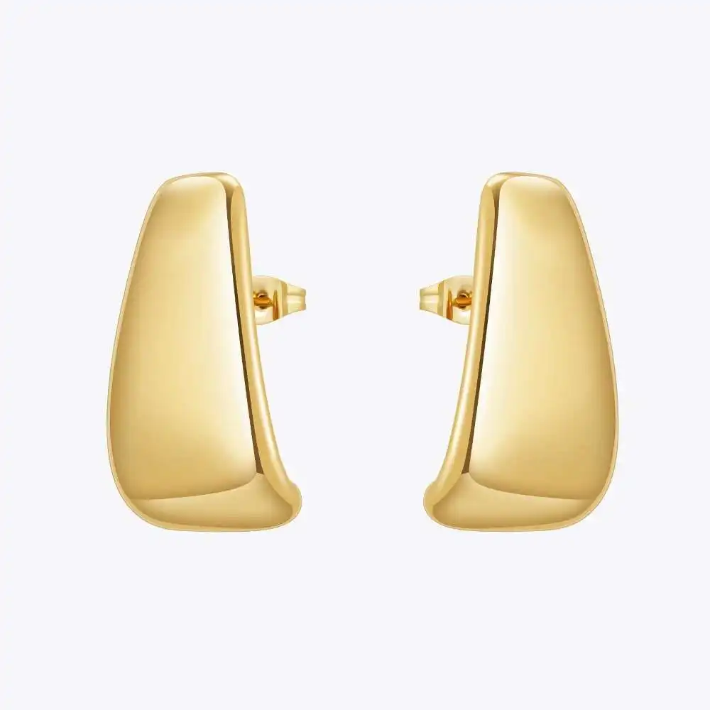 ENFASHION Smooth Irregular Stud Earrings For Women's Aretes De Mujer 18k Gold Plated Eye Catchy Fashion Jewelry Party E241583
ENFASHION Smooth Irregular Stud Earrings For Women's Aretes De Mujer 18k Gold Plated Eye Catchy Fashion Jewelry Party E241583