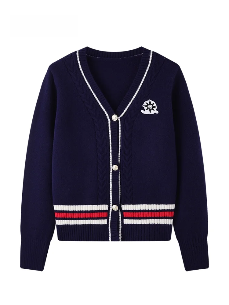 Женский вязаный кардиган JZZDEMM с вышивкой, узором «косичка» и завязками на талии, винтажный, для повседневной носки, с длинными рукавами и V-образным вырезом
Женский вязаный кардиган JZZDEMM с вышивкой, узором «косичка» и завязками на талии, винтажный, для повседневной носки, с длинными рукавами и V-образным вырезом