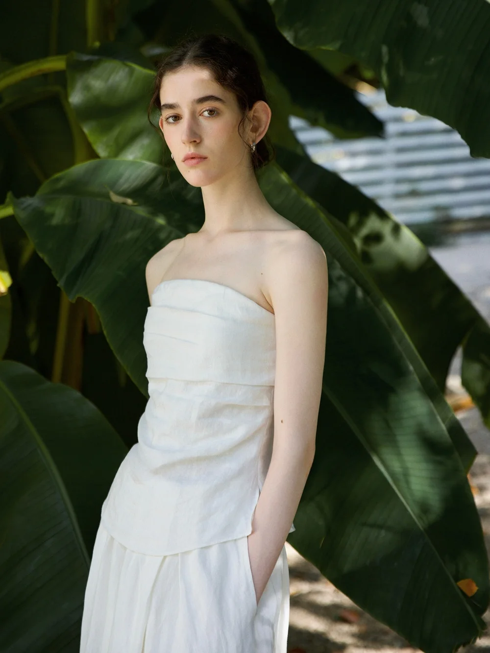 COUNTONME Pure Linen Tube Top Women's Faion Summer Season Versatile Color Casual Wear
COUNTONME Pure Linen Tube Top Women's Faion Summer Season Versatile Color Casual Wear