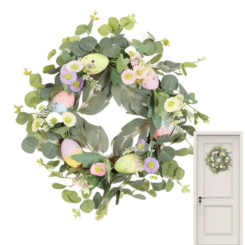 Easter Wreath For Front Door Easter Daisy Wreaths Spring Eggs Garland Spring Leaves Wreath With Eggs Daisy Flowers For Home Wall
Easter Wreath For Front Door Easter Daisy Wreaths Spring Eggs Garland Spring Leaves Wreath With Eggs Daisy Flowers For Home Wall