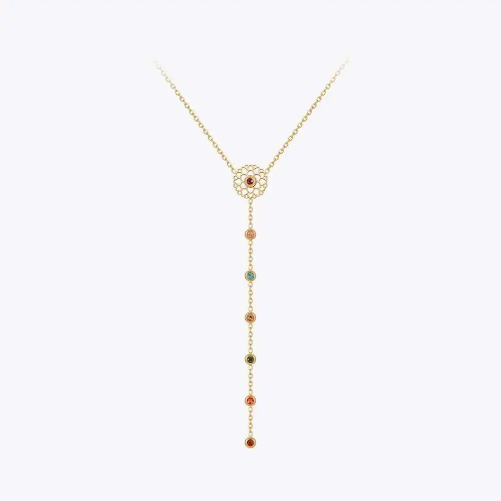 ENFASHION Colorful Charms Necklaces Zircons Stainless Steel For Women Collares Para Mujer Gold Plated Fashion Jewelry P223311
ENFASHION Colorful Charms Necklaces Zircons Stainless Steel For Women Collares Para Mujer Gold Plated Fashion Jewelry P223311