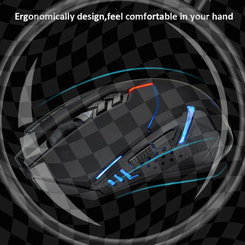 2.4GHz Wireless Mouse Optical Mice with USB Receiver 800-2400 DPI Gaming Mouse 7 Buttons Ergonomic Mice for Laptop PC Computer
2.4GHz Wireless Mouse Optical Mice with USB Receiver 800-2400 DPI Gaming Mouse 7 Buttons Ergonomic Mice for Laptop PC Computer