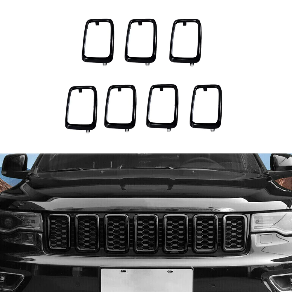 7Pcs Racing Grills for Grand Cherokee 2017+ Car Grille Cover Decoration Stickers for Jeep Grand Cherokee 2017-2020
7Pcs Racing Grills for Grand Cherokee 2017+ Car Grille Cover Decoration Stickers for Jeep Grand Cherokee 2017-2020