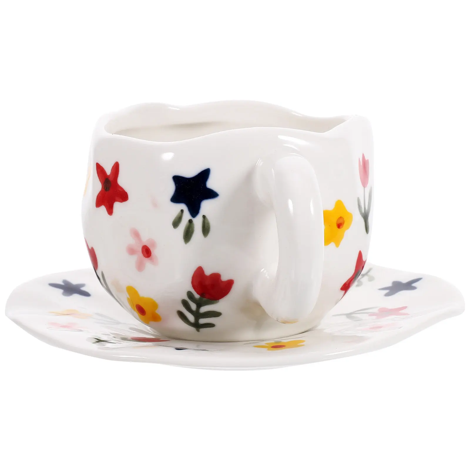 1Set Ceramic Coffee Mug Flower Pattern Office Home Water Tea Cup Saucer Set Adorable Decorative Milk Mug Coffee Mugs
1Set Ceramic Coffee Mug Flower Pattern Office Home Water Tea Cup Saucer Set Adorable Decorative Milk Mug Coffee Mugs