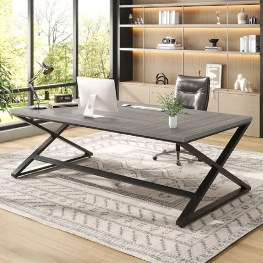 Очень большой письменный стол длиной 78,7 дюймов для домашнего офиса, простой широкий компьютерный стол для работы, учебы в спальне, в индустриальном стиле, из дерева и металла
Очень большой письменный стол длиной 78,7 дюймов для домашнего офиса, простой широкий компьютерный стол для работы, учебы в спальне, в индустриальном стиле, из дерева и металла