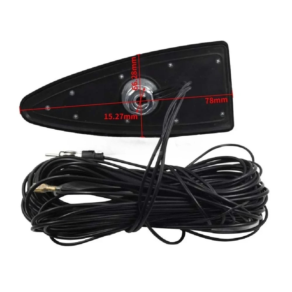 1 unidad nueva para antena aérea de coche DAB adaptador SMB AM/FM techo de aleta de tiburón decorar antena 12V negro fácil insta
1 unidad nueva para antena aérea de coche DAB adaptador SMB AM/FM techo de aleta de tiburón decorar antena 12V negro fácil insta
