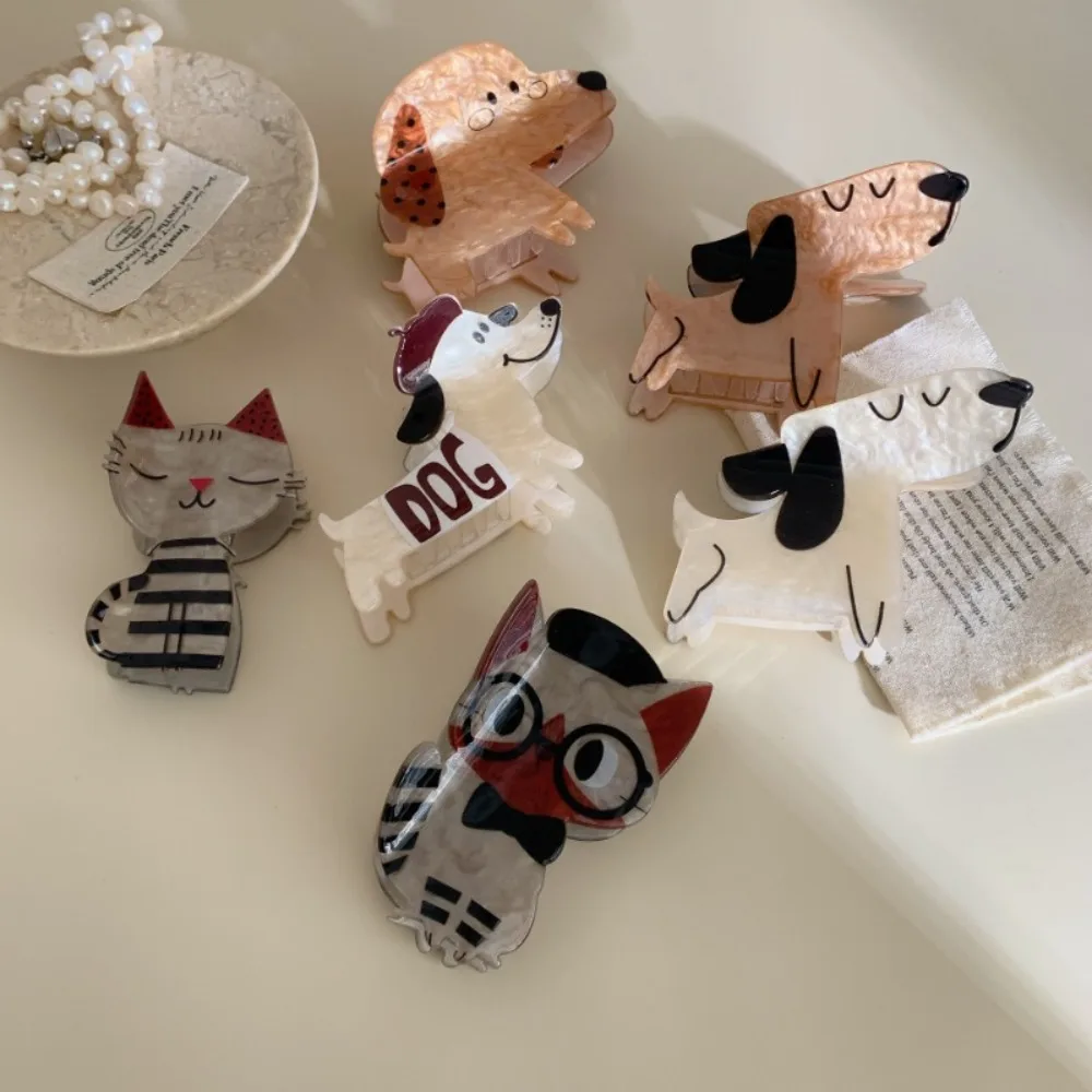 Cute Puppy Cat Hair Claw Clips Cartoon Animals Acrylic Dog Shark Clip Back Head Headwear Female Hair Accessories for Girls
Cute Puppy Cat Hair Claw Clips Cartoon Animals Acrylic Dog Shark Clip Back Head Headwear Female Hair Accessories for Girls