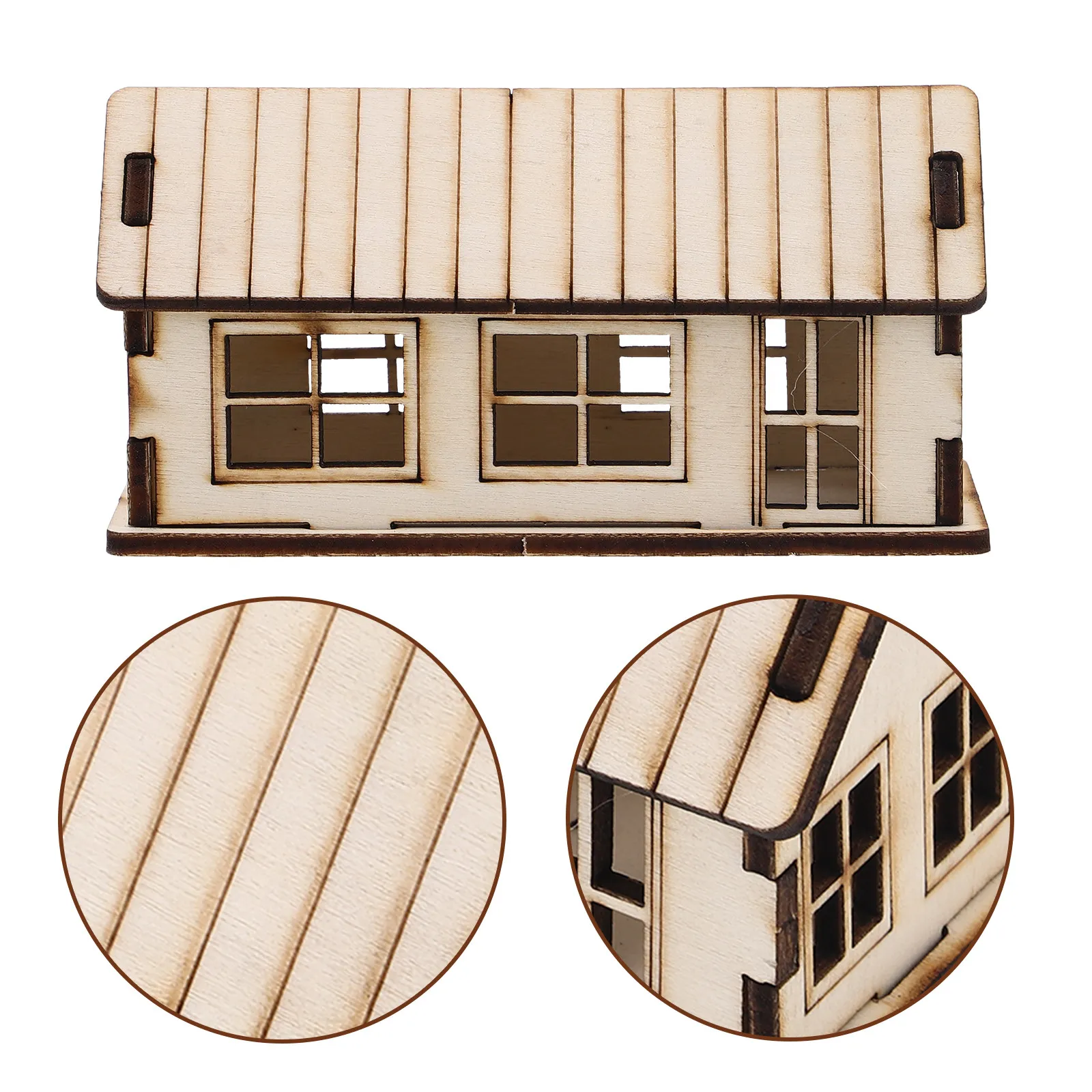 Wooden House Puzzle Mini DIY Creative Craft Kit Educational Activity for Kids Party Decoration Miniature Sand Table Display
Wooden House Puzzle Mini DIY Creative Craft Kit Educational Activity for Kids Party Decoration Miniature Sand Table Display