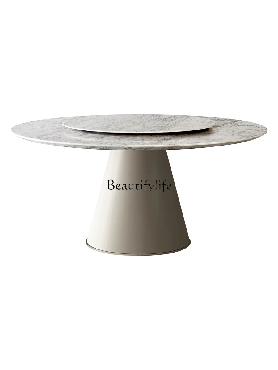 FG28Natural Marble Dining-Table Household Mild Luxury Marble round Table New
FG28Natural Marble Dining-Table Household Mild Luxury Marble round Table New