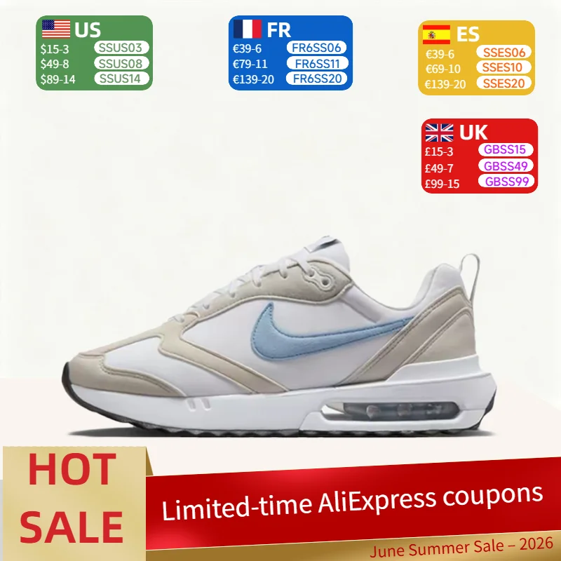 Nike Air Max Dawn Women's Low-Top Casual Shoes: Durable, Stylish, Comfortable, Lightweight, Premium Breathability DC4068-104
Nike Air Max Dawn Women's Low-Top Casual Shoes: Durable, Stylish, Comfortable, Lightweight, Premium Breathability DC4068-104