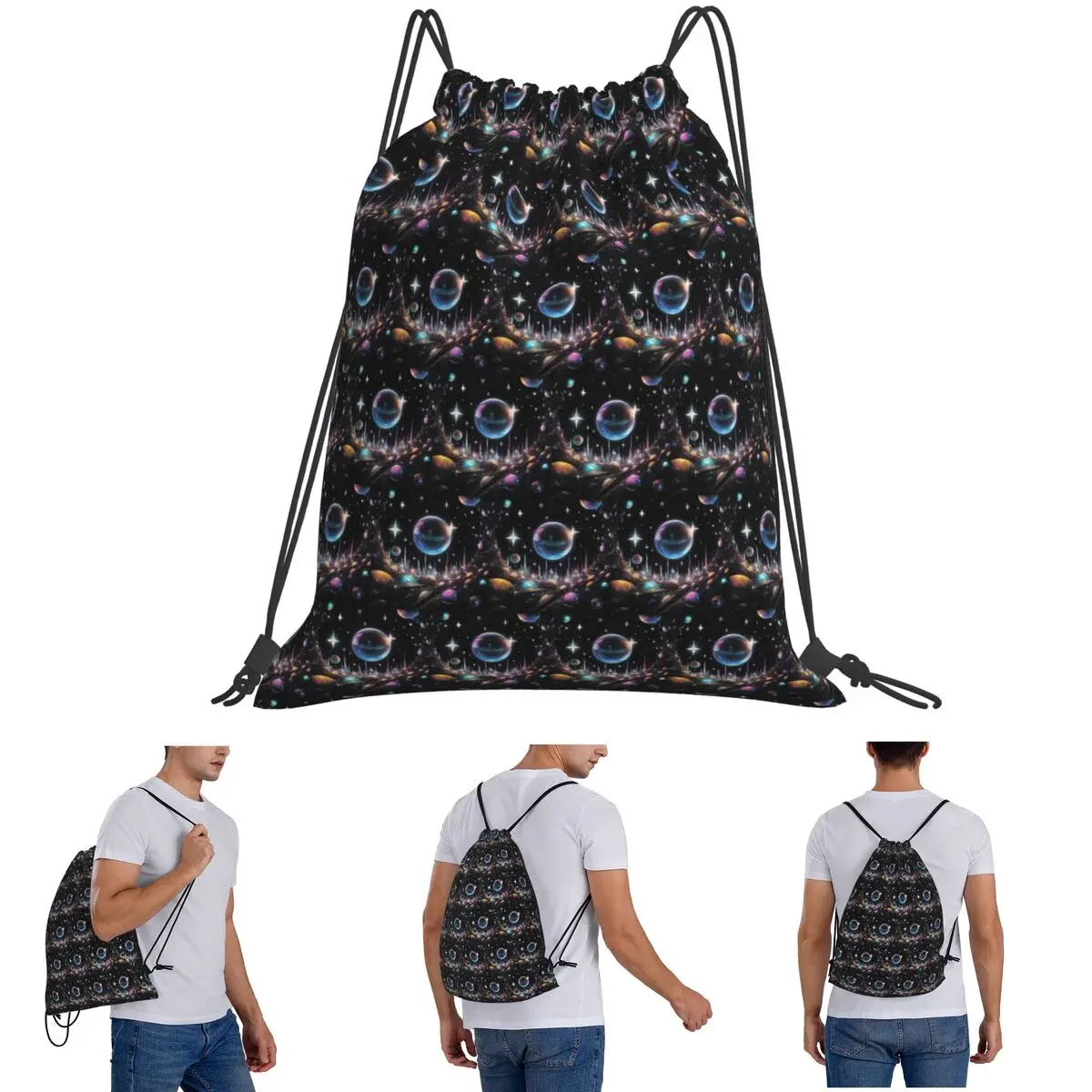 Space Crystal Space City Stars And Planets Backpacks Portable Drawstring Bags Sports Bag Book Bags for Travel School
Space Crystal Space City Stars And Planets Backpacks Portable Drawstring Bags Sports Bag Book Bags for Travel School