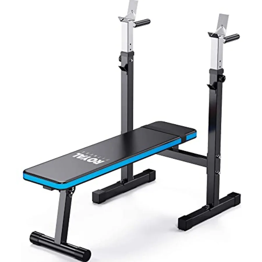 Adjustable Weight Bench with Barbell Rack for Home Gym Strength Training Workout Bench 48.8D x 25.9W x 45.4H Black Steel Frame
Adjustable Weight Bench with Barbell Rack for Home Gym Strength Training Workout Bench 48.8D x 25.9W x 45.4H Black Steel Frame