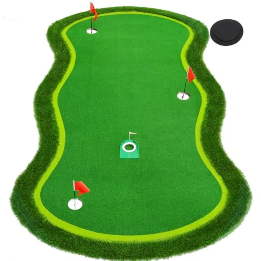 Golf Putting Green, 5ft x 10ft Golf Practice Putting Mat, Professional Large Golf Training Mat for Indoor Outdoor Garage Backya
Golf Putting Green, 5ft x 10ft Golf Practice Putting Mat, Professional Large Golf Training Mat for Indoor Outdoor Garage Backya