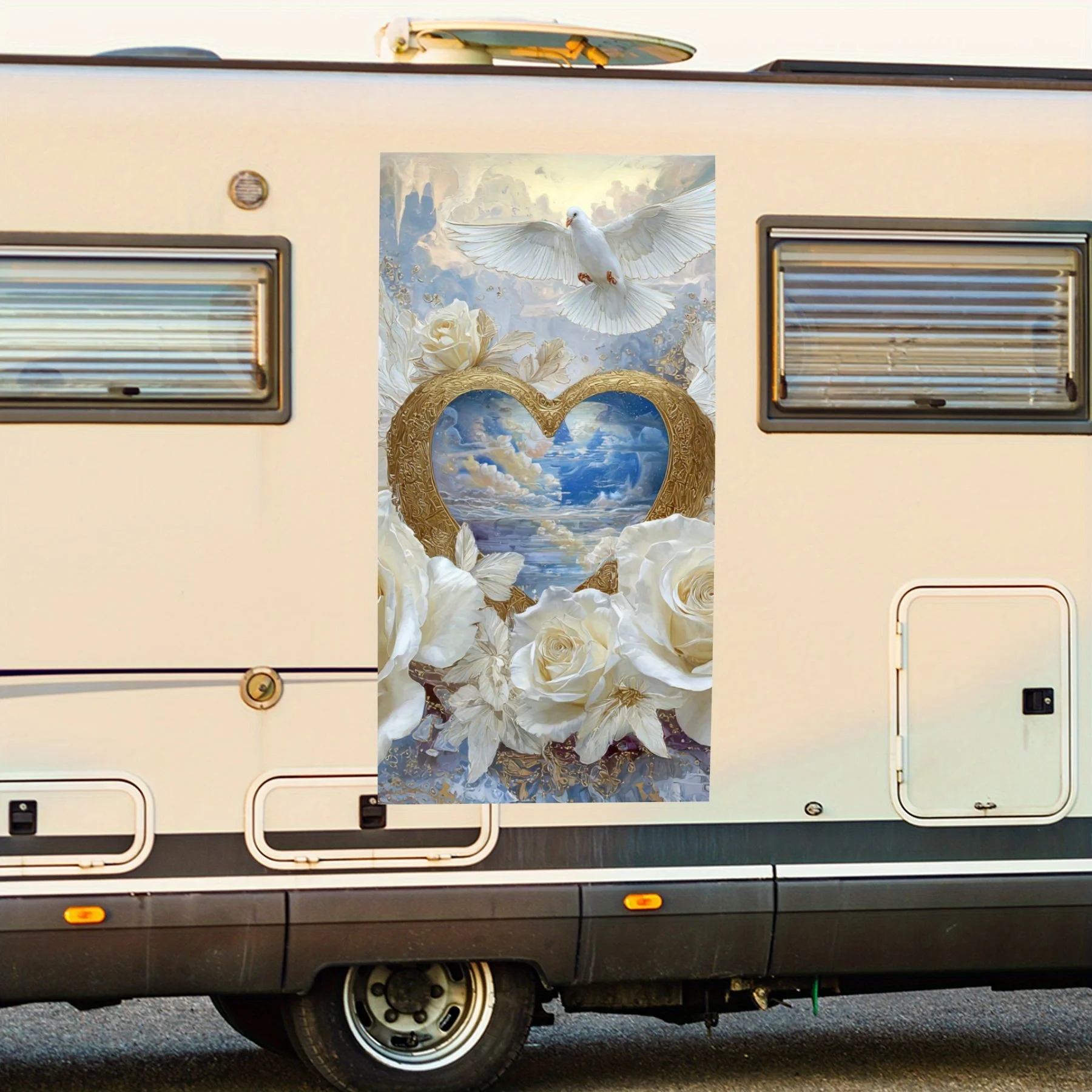 Сердце с крыльями - виниловая наклейка на заднюю часть автофургона, водонепроницаемые самоклеящиеся виниловые наклейки для хвоста и бампера автомобиля, украшение - Prot
Сердце с крыльями - виниловая наклейка на заднюю часть автофургона, водонепроницаемые самоклеящиеся виниловые наклейки для хвоста и бампера автомобиля, украшение - Prot