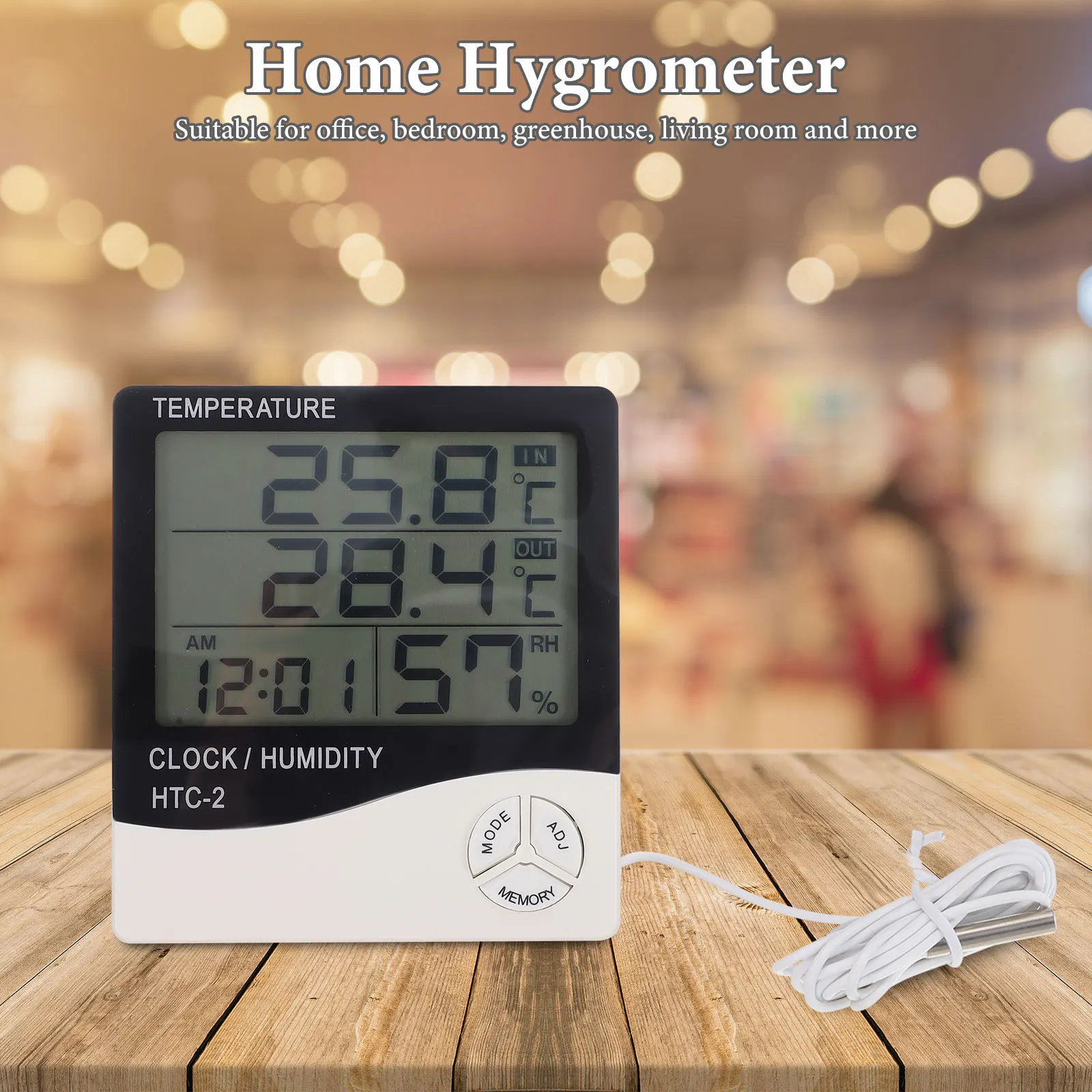 2pcs Lcd Digital Aquarium Thermometer Fish Tank Water Temperature Humidity Monitor Clock Function Large Screen
2pcs Lcd Digital Aquarium Thermometer Fish Tank Water Temperature Humidity Monitor Clock Function Large Screen