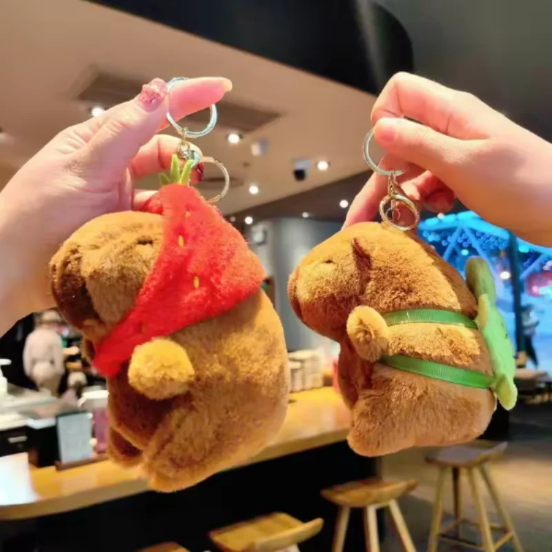 Plush Capybara Cute Doll Backpack Pendant Keychain Toy Gift Hanging Decoration Bag Cartoon Style Non-IP Authorized
Plush Capybara Cute Doll Backpack Pendant Keychain Toy Gift Hanging Decoration Bag Cartoon Style Non-IP Authorized