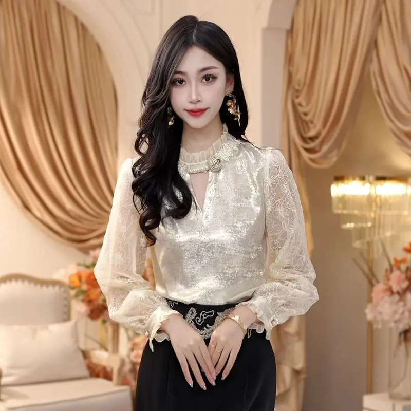 Атласная рубашка во французском стиле, женская рубашка с длинными рукавами, роскошный крупный бренд, элитный топ, шикарная маленькая рубашка E11355 
Атласная рубашка во французском стиле, женская рубашка с длинными рукавами, роскошный крупный бренд, элитный топ, шикарная маленькая рубашка E11355