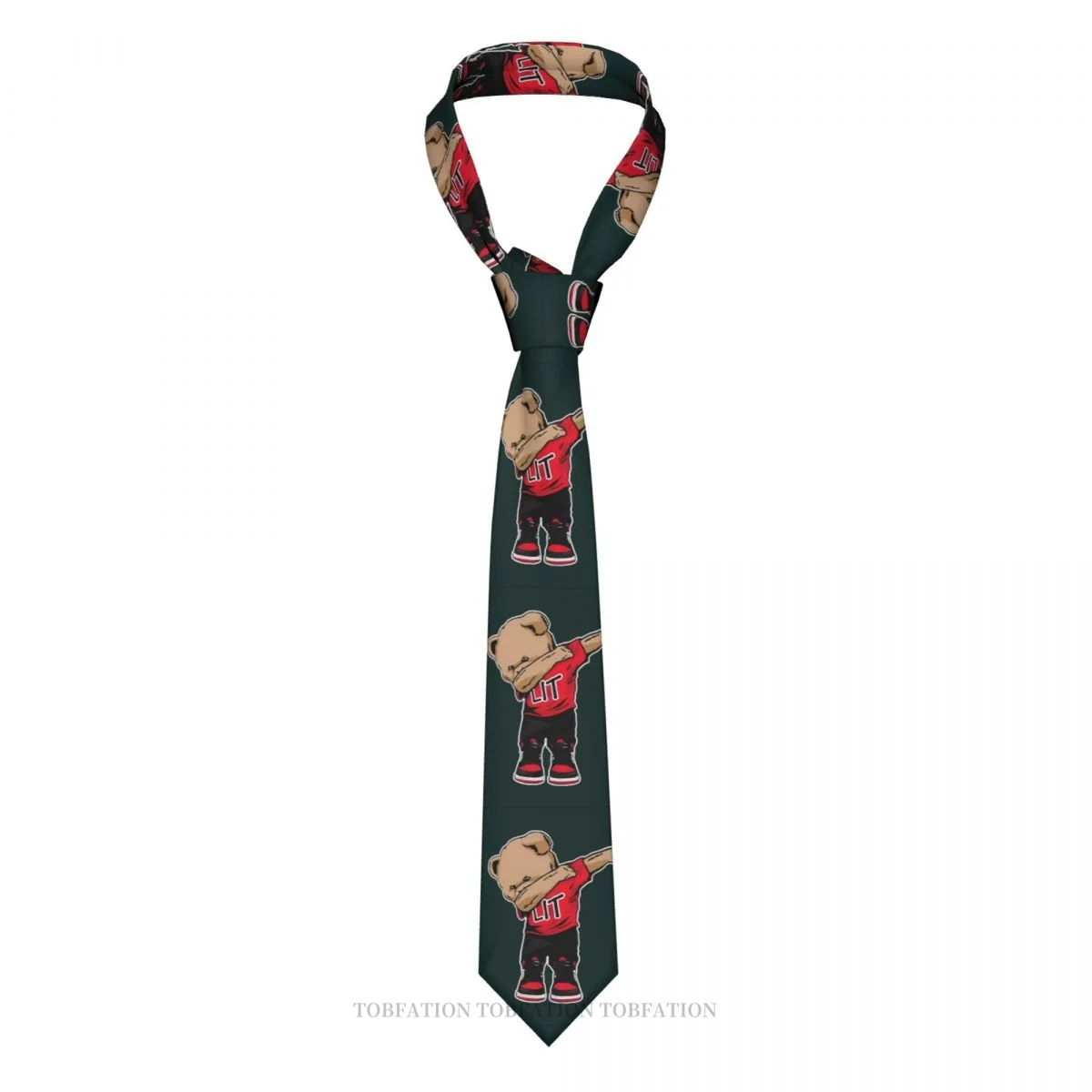 Cute Dabbing Print Ties Teddy Bear Casual Unisex Neck Tie Shirt Decoration Narrow Striped Slim Cravat
Cute Dabbing Print Ties Teddy Bear Casual Unisex Neck Tie Shirt Decoration Narrow Striped Slim Cravat