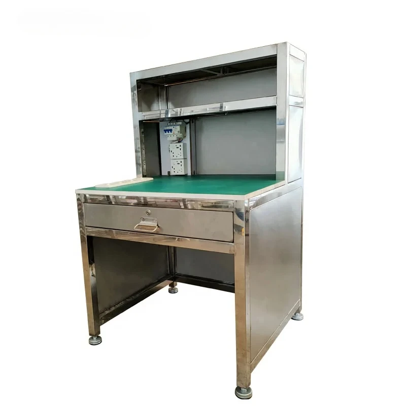 Stainless steel workshop table Customized assembly line workbench Production line durable computer desk
Stainless steel workshop table Customized assembly line workbench Production line durable computer desk