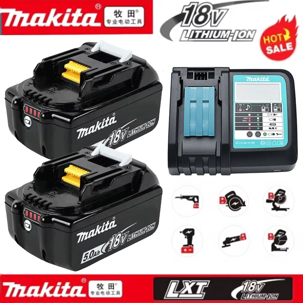 Makita Original 18V 6Ah 5Ah 9Ah 3Ah Li-Ion Rechargeable Battery 18v drill Replacement Batteries BL1830 BL1840 BL1850 BL1860B
Makita Original 18V 6Ah 5Ah 9Ah 3Ah Li-Ion Rechargeable Battery 18v drill Replacement Batteries BL1830 BL1840 BL1850 BL1860B