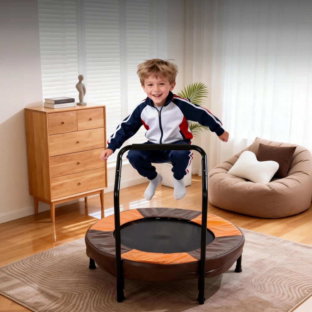 36 Inch Foldable Mini Trampoline, Indoor and Outdoor Rebounder for Kids,Toddler Trampoline Easy to Assemble
36 Inch Foldable Mini Trampoline, Indoor and Outdoor Rebounder for Kids,Toddler Trampoline Easy to Assemble