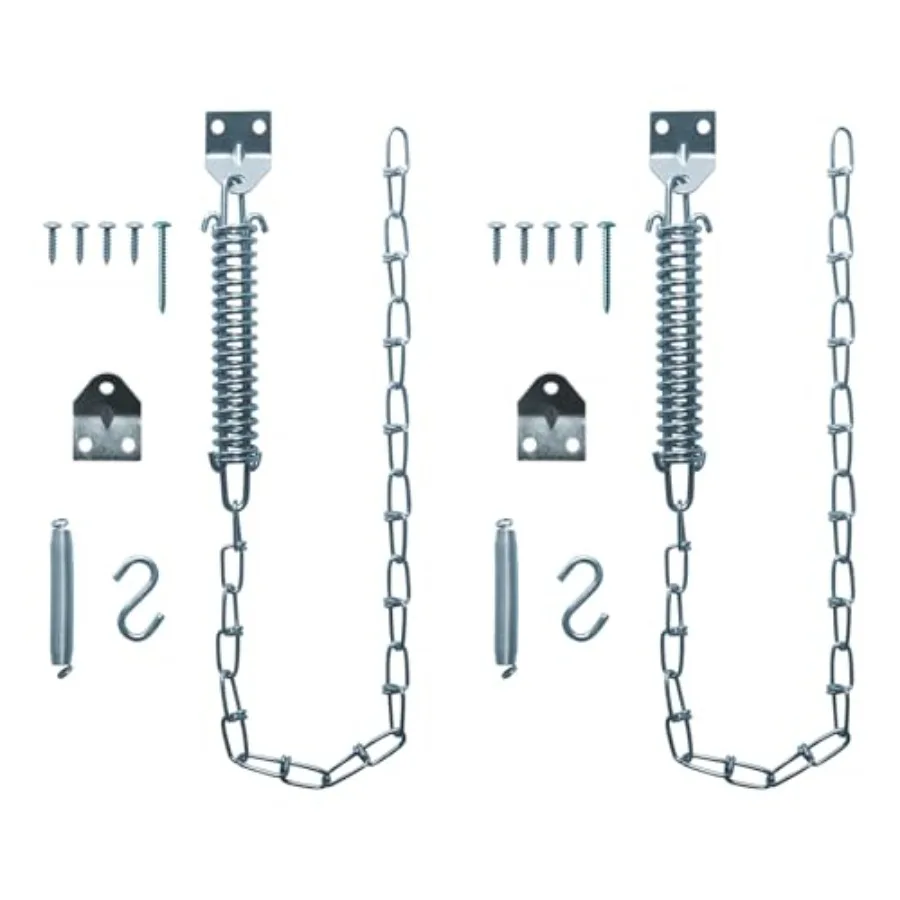 Screen Door Chain and Spring, Door Stopper Chain to Protect Doors, Windproof Chains to Protect Windows 2-Pack
Screen Door Chain and Spring, Door Stopper Chain to Protect Doors, Windproof Chains to Protect Windows 2-Pack
