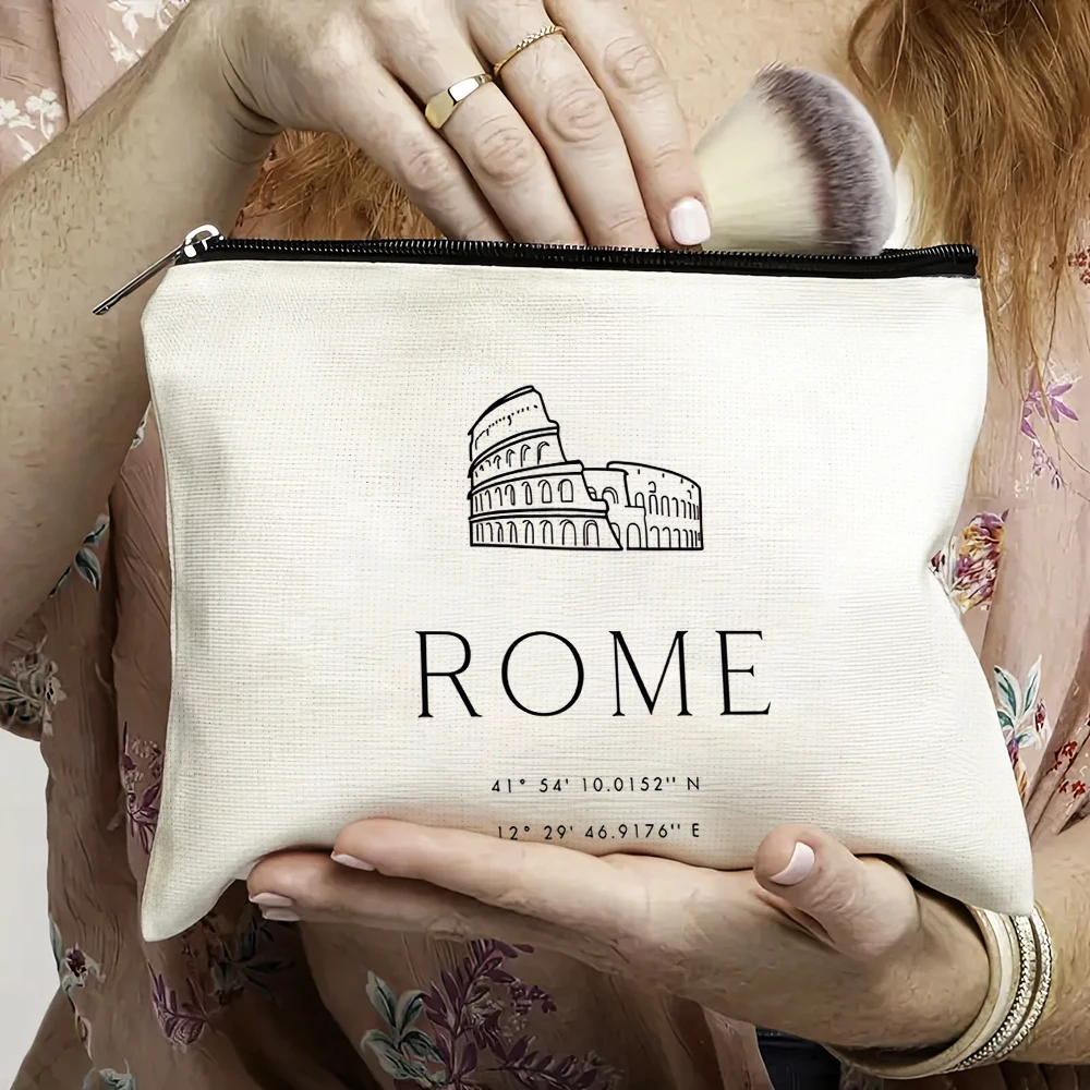 Rome Paris London New York Women Cosmetic Bags Clutch Purse Wallet Girl Travel Pouch Bag Double Print Lady Makeup Zipper Bags
Rome Paris London New York Women Cosmetic Bags Clutch Purse Wallet Girl Travel Pouch Bag Double Print Lady Makeup Zipper Bags