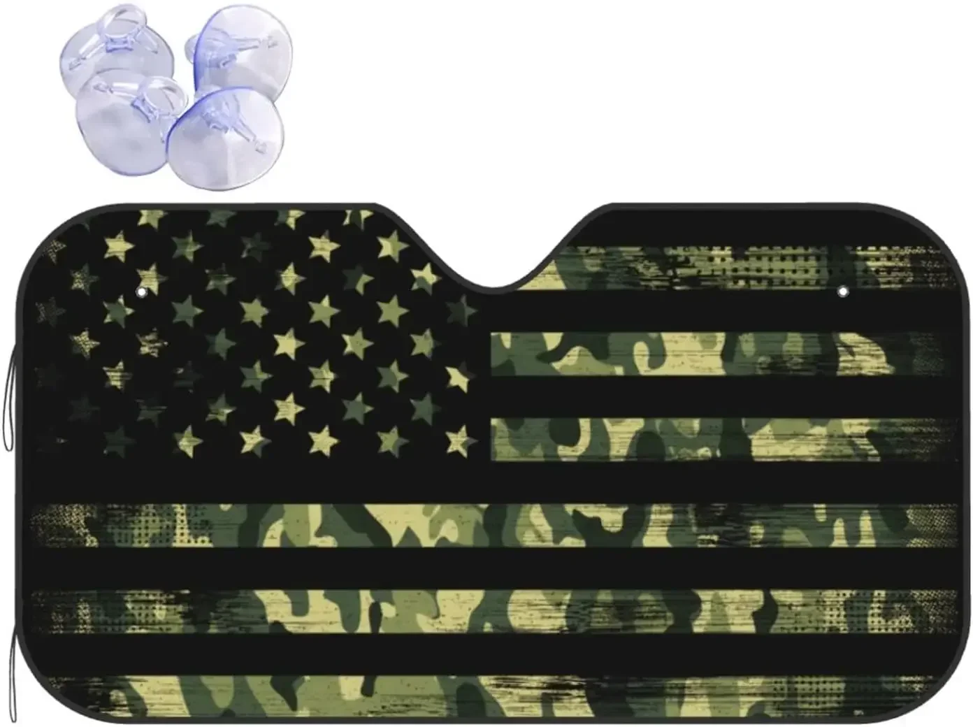 Parasol con diseño verde de bandera americana, parasol para ventana delantera para la mayoría de los sedanes, SUV, bloques de ca
Parasol con diseño verde de bandera americana, parasol para ventana delantera para la mayoría de los sedanes, SUV, bloques de ca