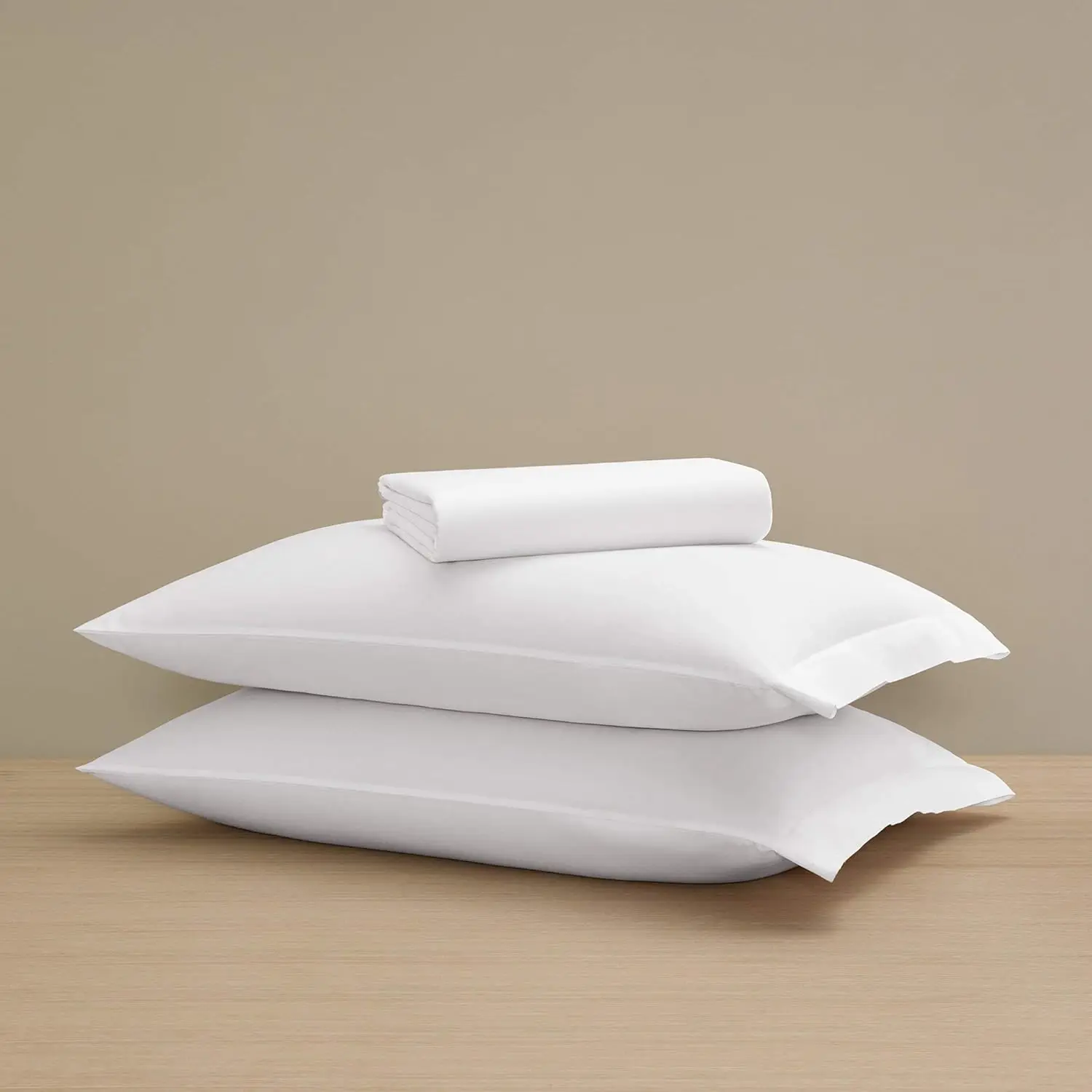 Sateen Simple Sheet Set (King) - Luxury All-White Bedding Sheet Set/Includes Pillowcases And A Fitted Sheet
Sateen Simple Sheet Set (King) - Luxury All-White Bedding Sheet Set/Includes Pillowcases And A Fitted Sheet
