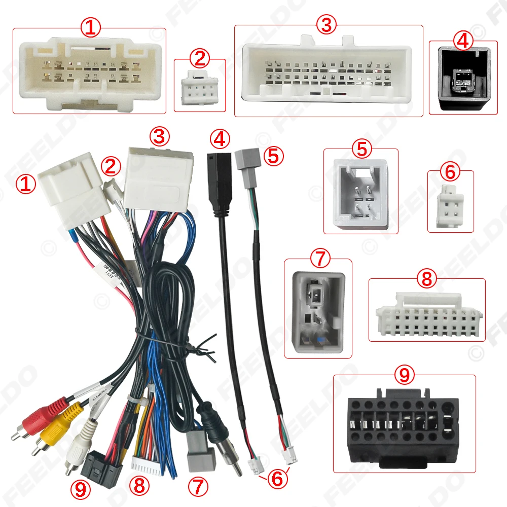 Car Audio Head Unit 16pin Wiring Harness Cable For Mazda3 (14-18)/CX-3(2018+)/CX-5(2017+) In Southeast Asia Region
Car Audio Head Unit 16pin Wiring Harness Cable For Mazda3 (14-18)/CX-3(2018+)/CX-5(2017+) In Southeast Asia Region