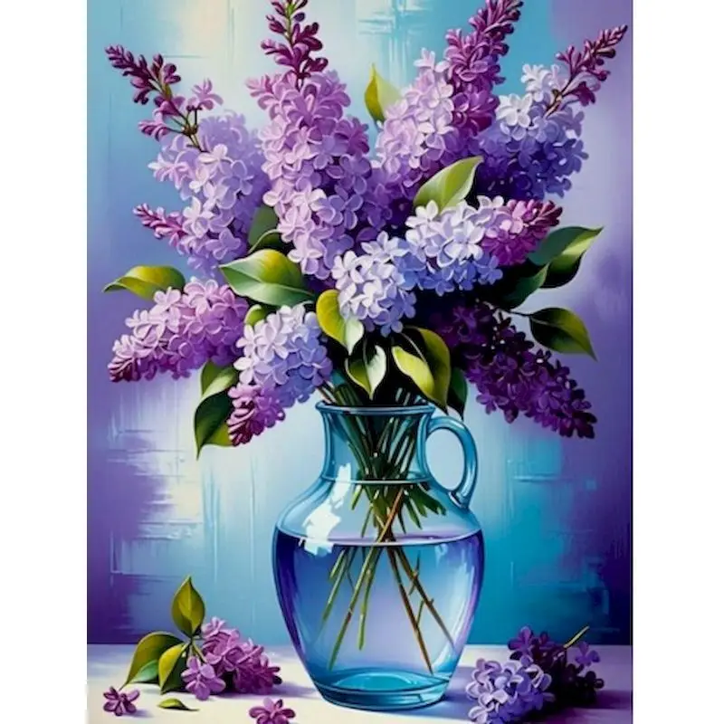 GATYZTORY Flower Paint By Numbers Oil Painting Frame For Adults Hand Paind Kit Canvas Lavender Vase Wall Decorations Living Room
GATYZTORY Flower Paint By Numbers Oil Painting Frame For Adults Hand Paind Kit Canvas Lavender Vase Wall Decorations Living Room